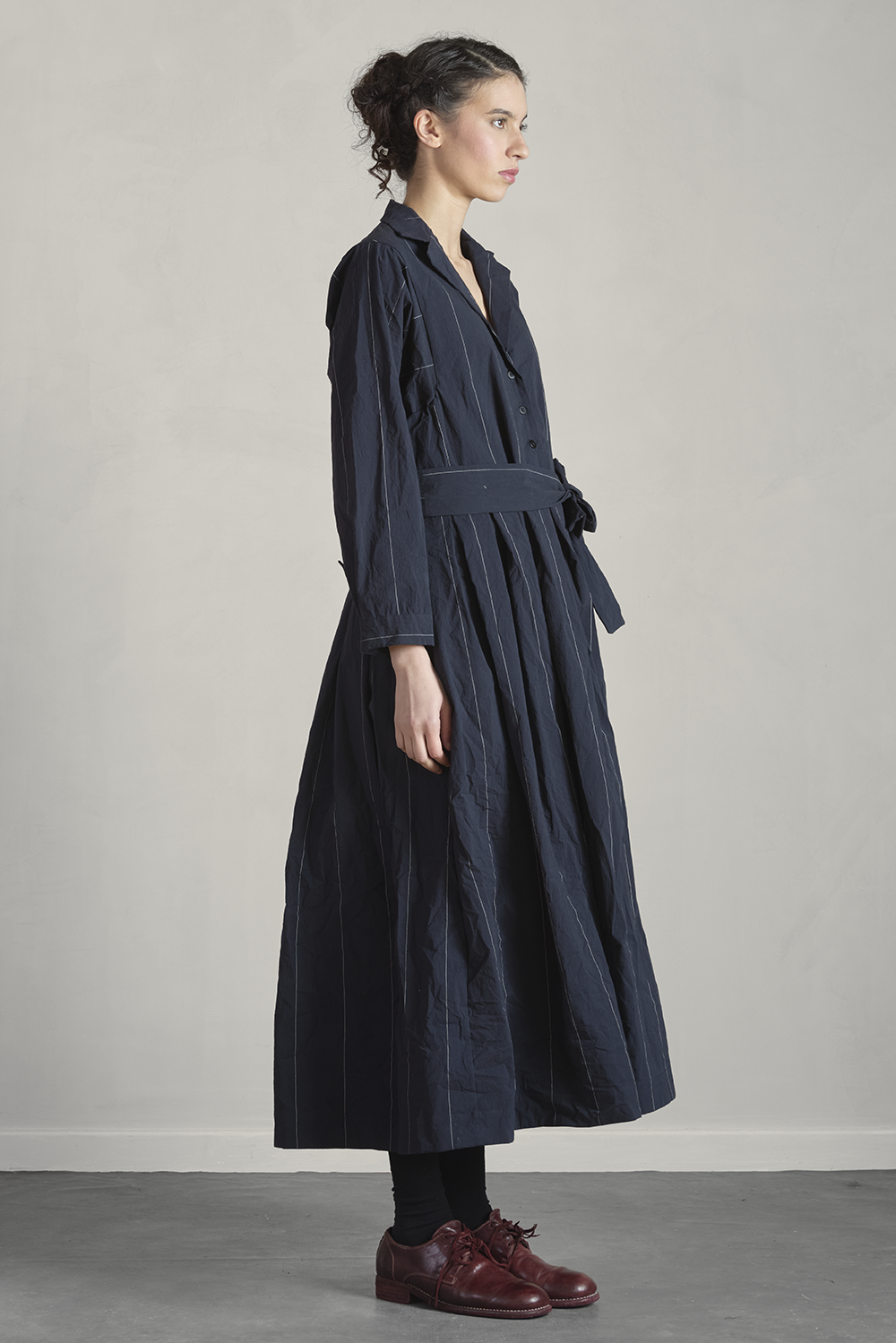 Bergfabel - Mina Dress - Navy Cotton