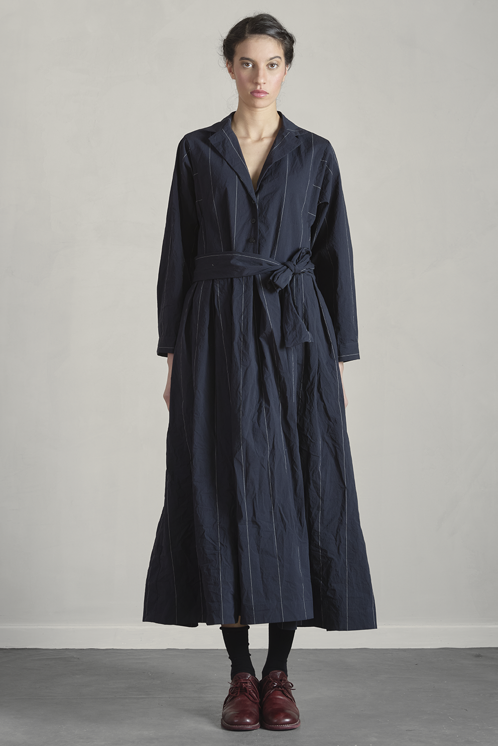 Bergfabel - Mina Dress - Navy Cotton