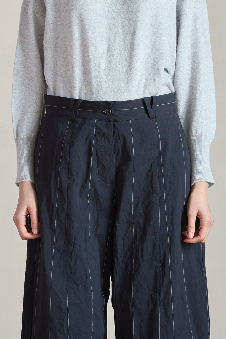Bergfabel - Sandra Pants - Navy Cotton