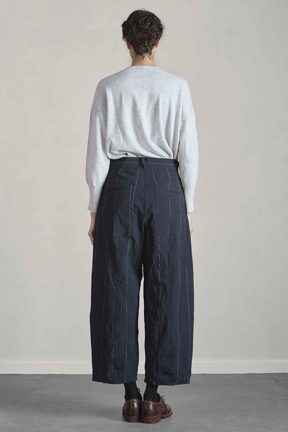 Bergfabel - Sandra Pants - Navy Cotton