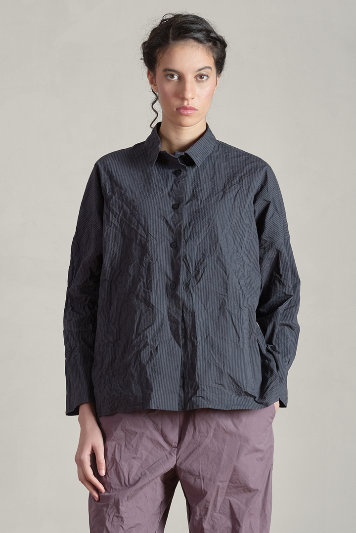 Bergfabel - Tina Shirt - Grey Stripe