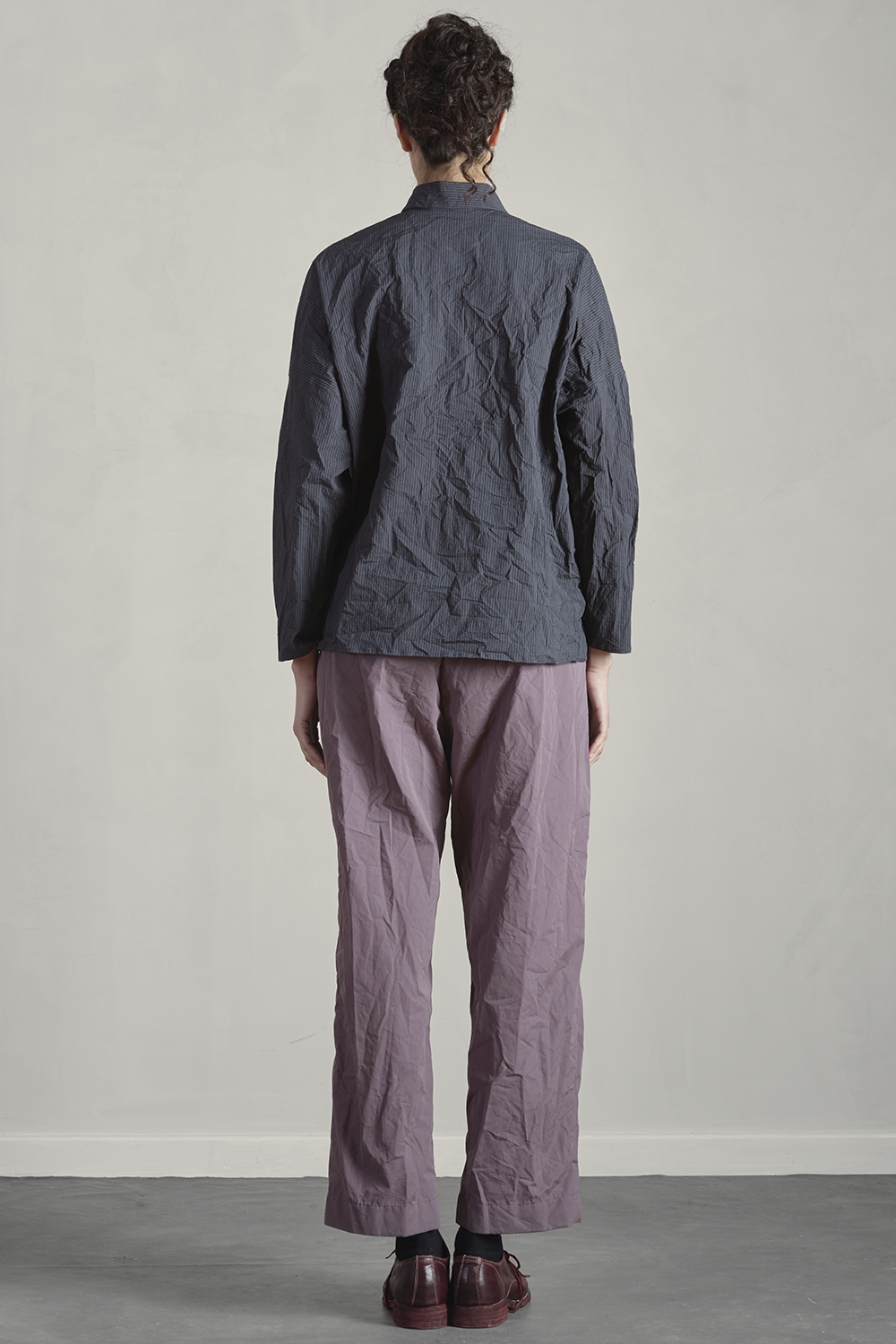 Bergfabel - Tina Shirt - Grey Stripe