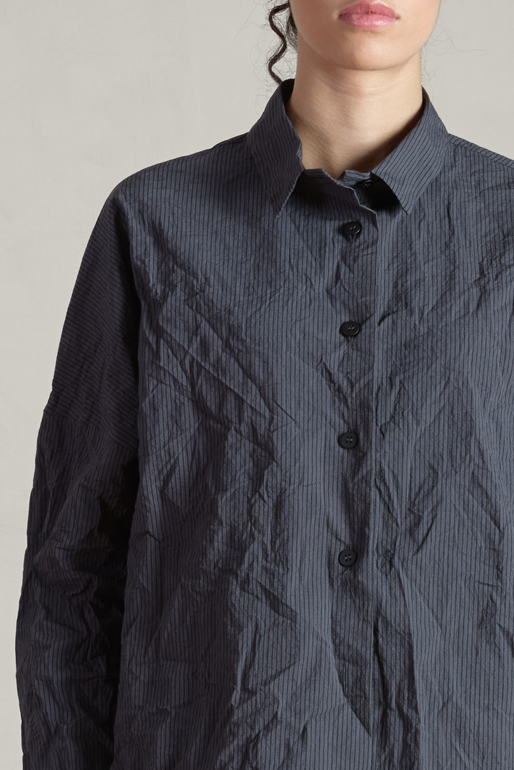 Bergfabel - Tina Shirt - Grey Stripe