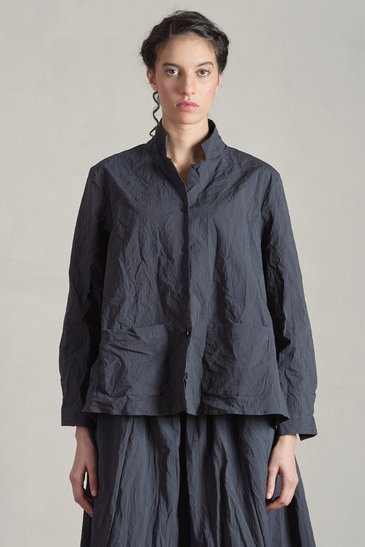 Bergfabel - Jenny Shirt - Grey Stripe