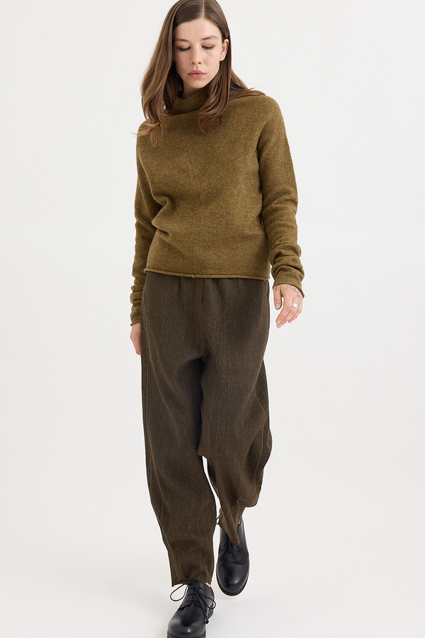 Boboutic - Wool Linen Canvas Trousers