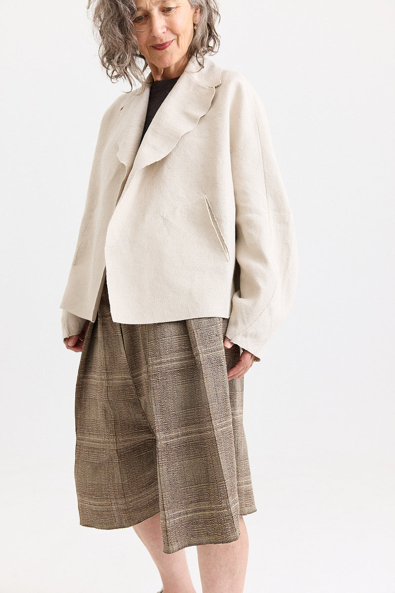 Boboutic - Double Breasted Jacket - Pearl