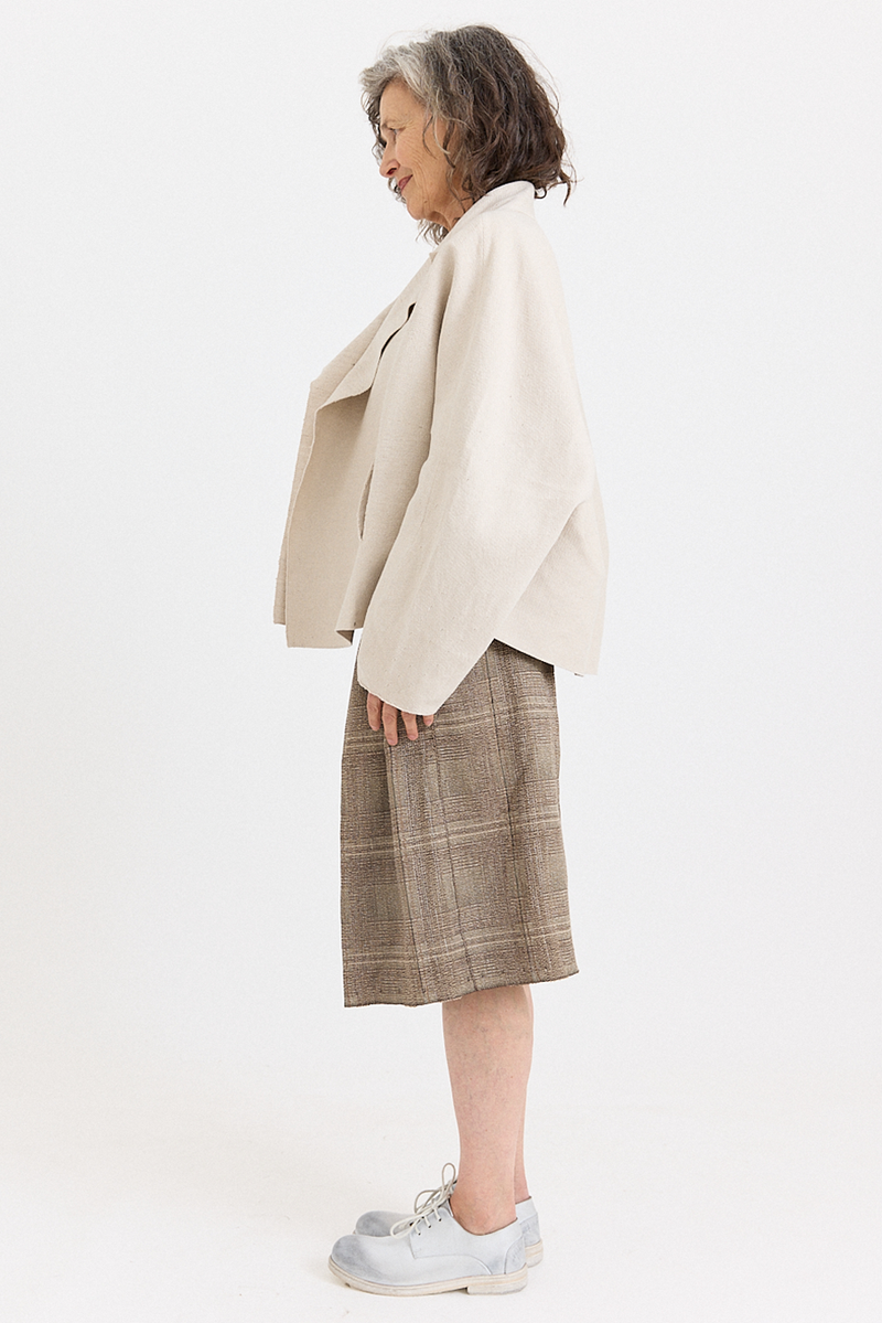 Boboutic - Double Breasted Jacket - Pearl