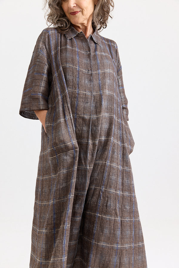 Boboutic - Dress - Brown/Avio