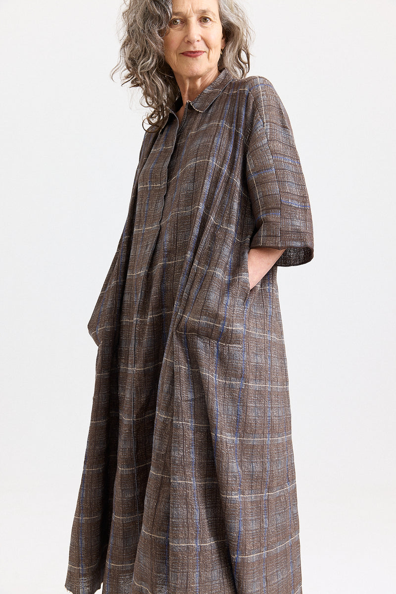 Boboutic - Dress - Brown/Avio