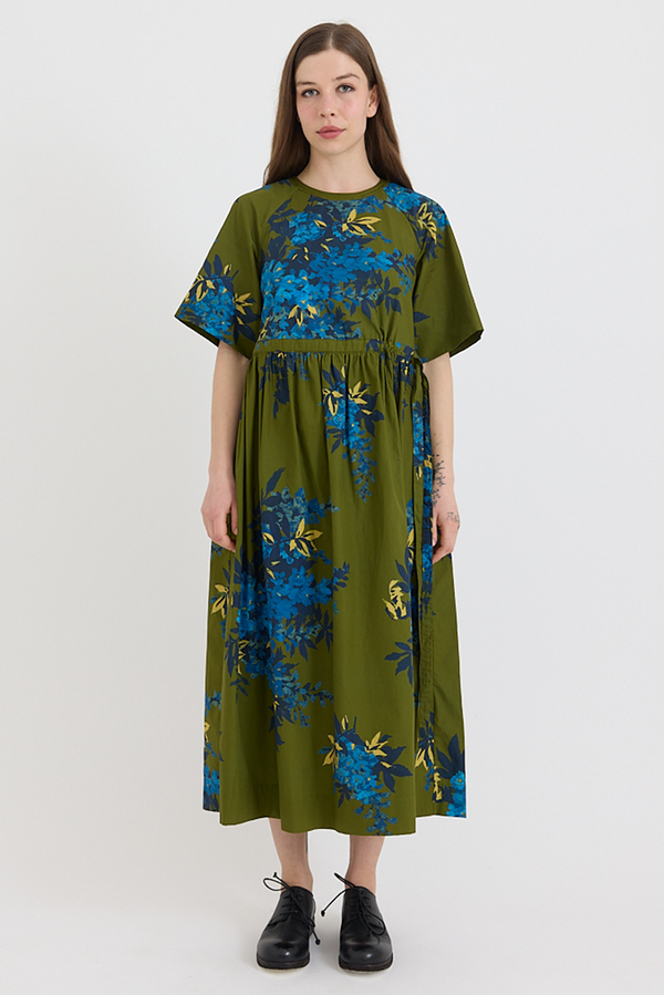 Toast - Botanical Shadow Print Cotton Dress