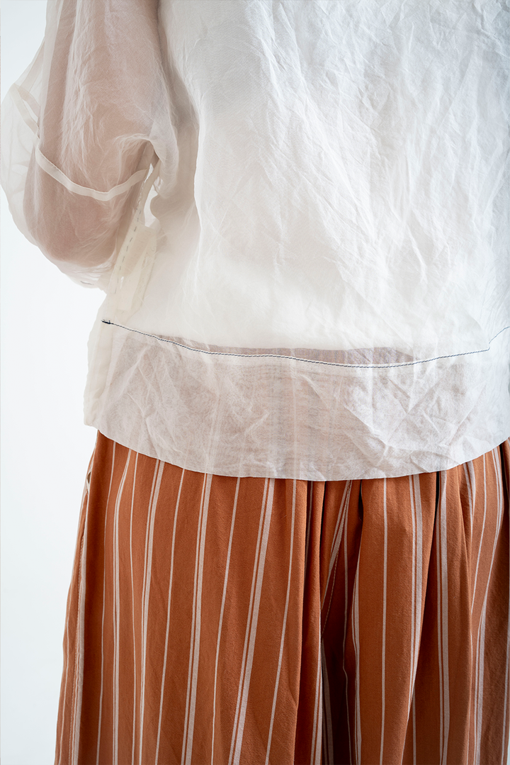 Bukeshla - Briar Box Top - Cream Organza