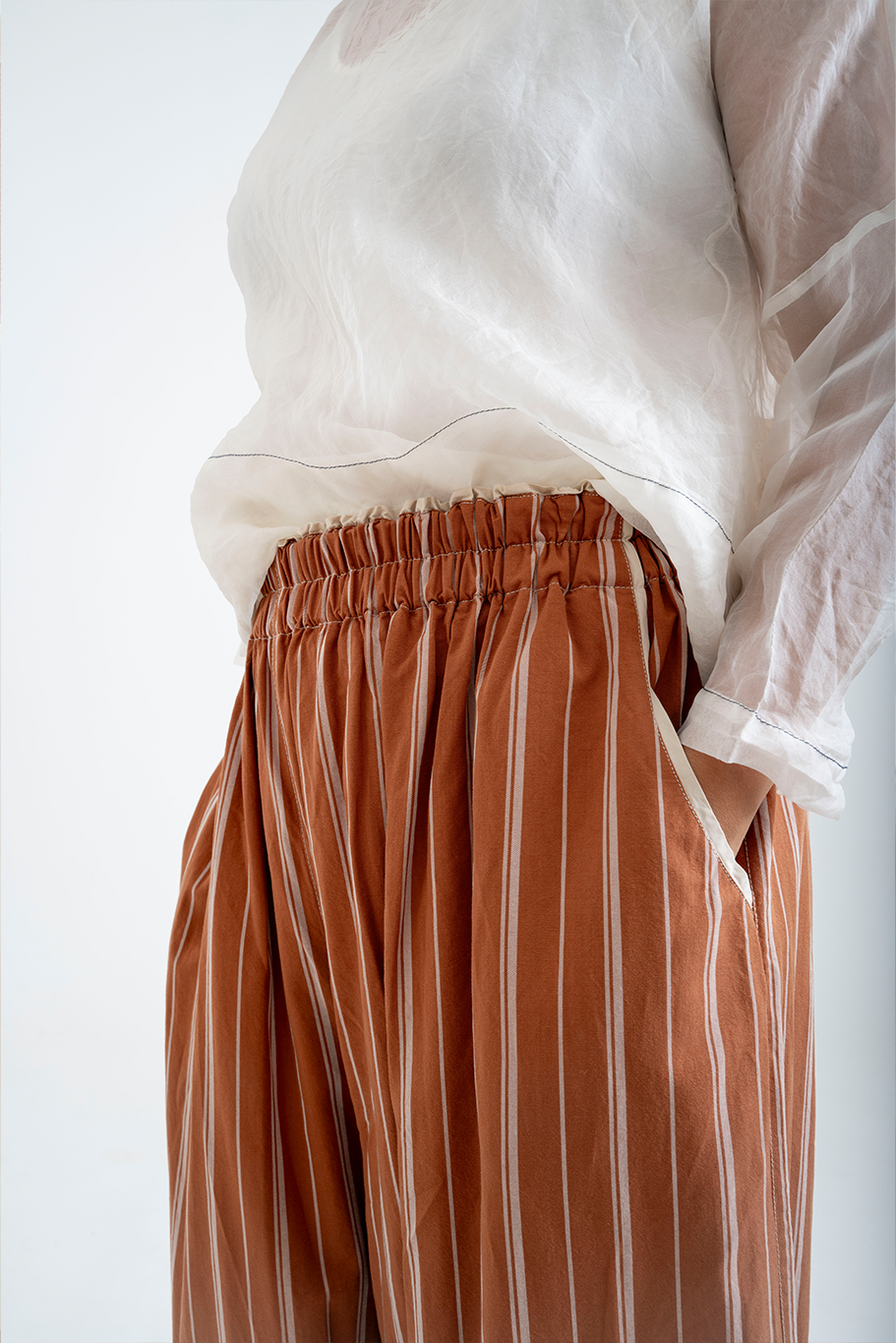 Bukeshla - Briar Box Top - Cream Organza