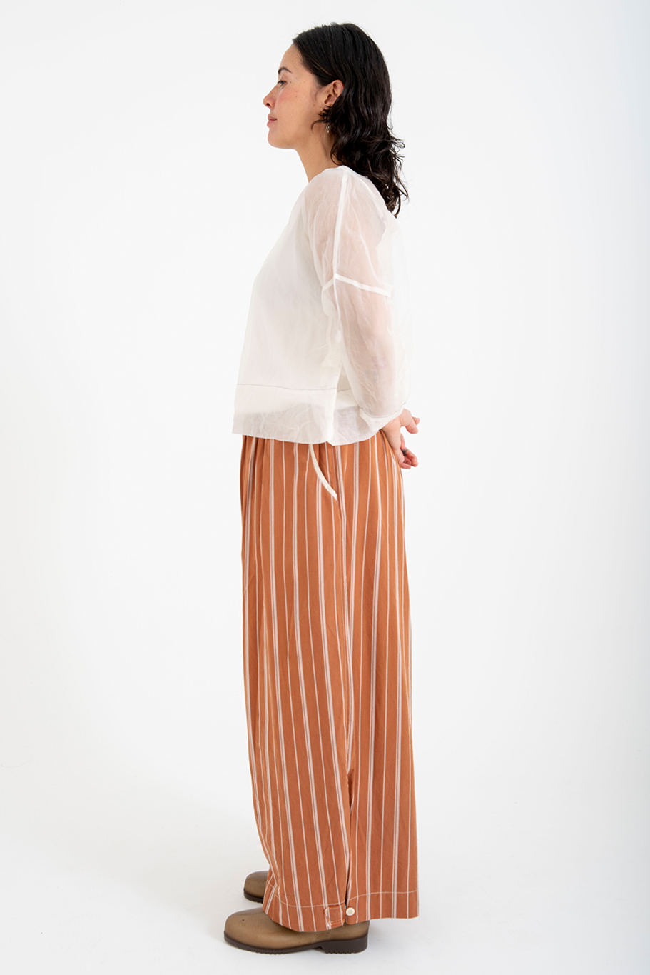 Bukeshla - Briar Box Top - Cream Organza