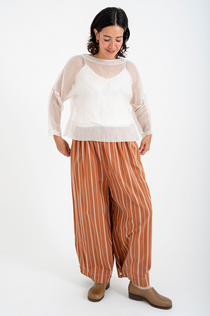 Bukeshla - Briar Box Top - Cream Organza