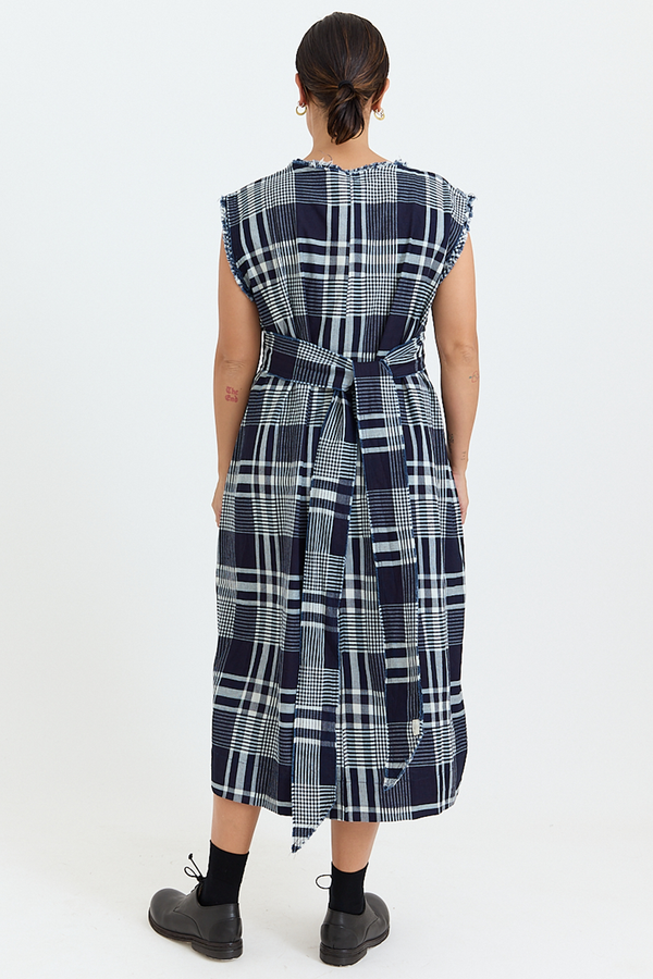 Bukeshla - Lilly Tie Dress - Wide Check