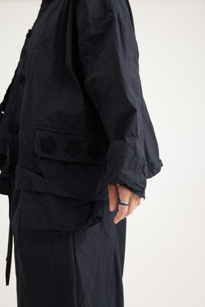 SCHA - Button Down Volume Jacket - Flowers