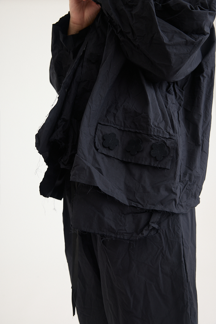 SCHA - Button Down Volume Jacket - Flowers