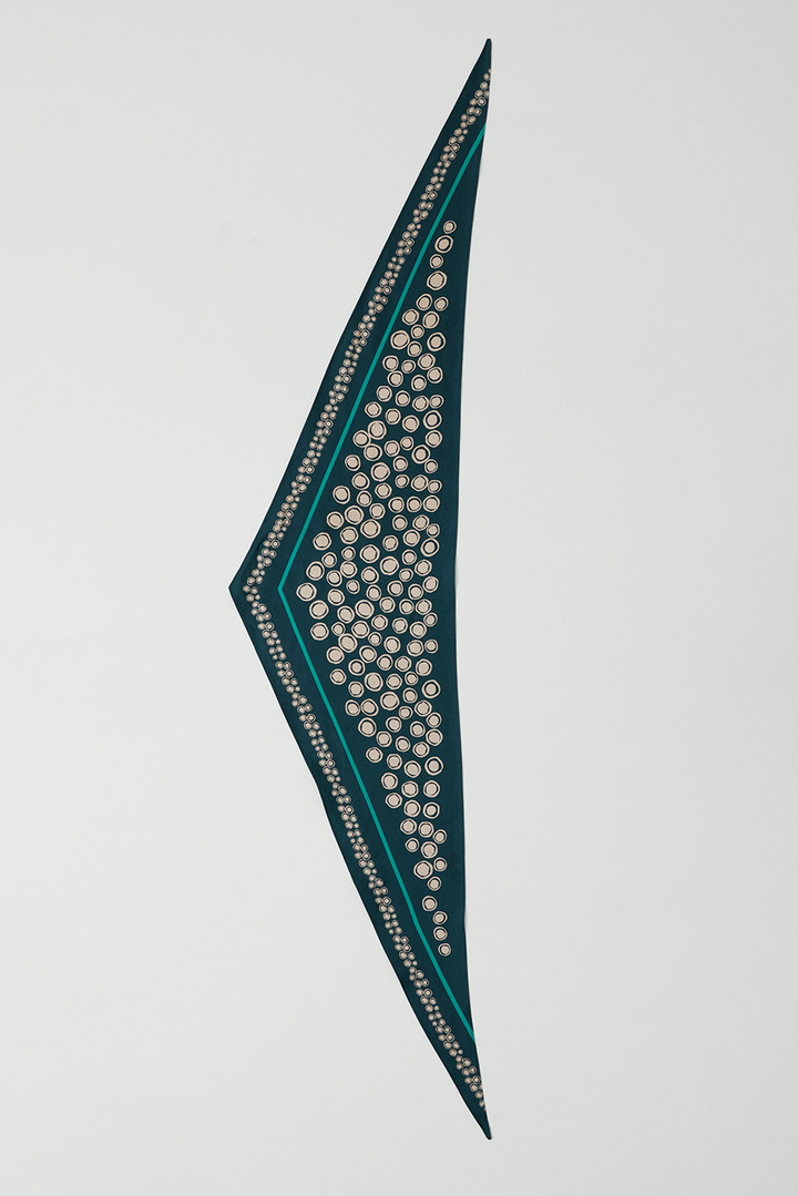 Toast - Spotted Carapace Print Silk Bandana