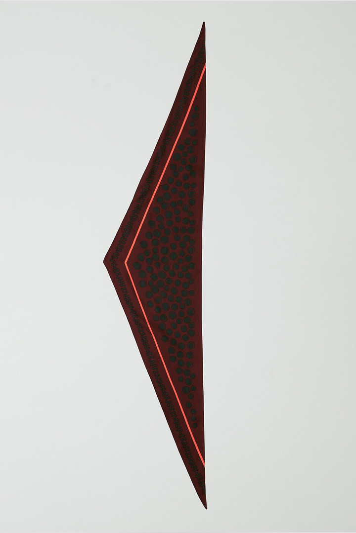 Toast - Spotted Carapace Print Silk Bandana