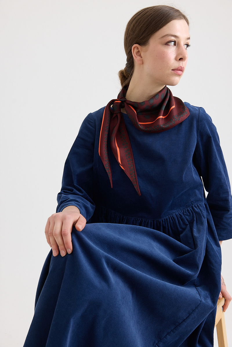 Toast - Spotted Carapace Print Silk Bandana