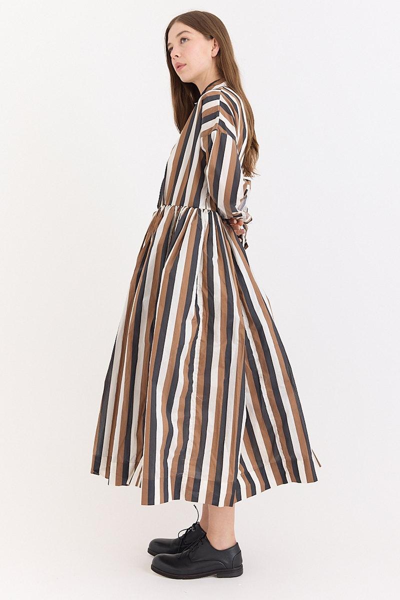 Casey Casey - Stephanie Dress - Taffeta Stripe