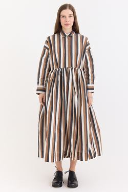 Casey Casey - Stephanie Dress - Taffeta Stripe