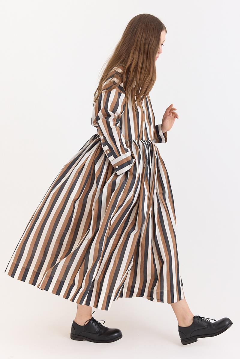 Casey Casey - Stephanie Dress - Taffeta Stripe