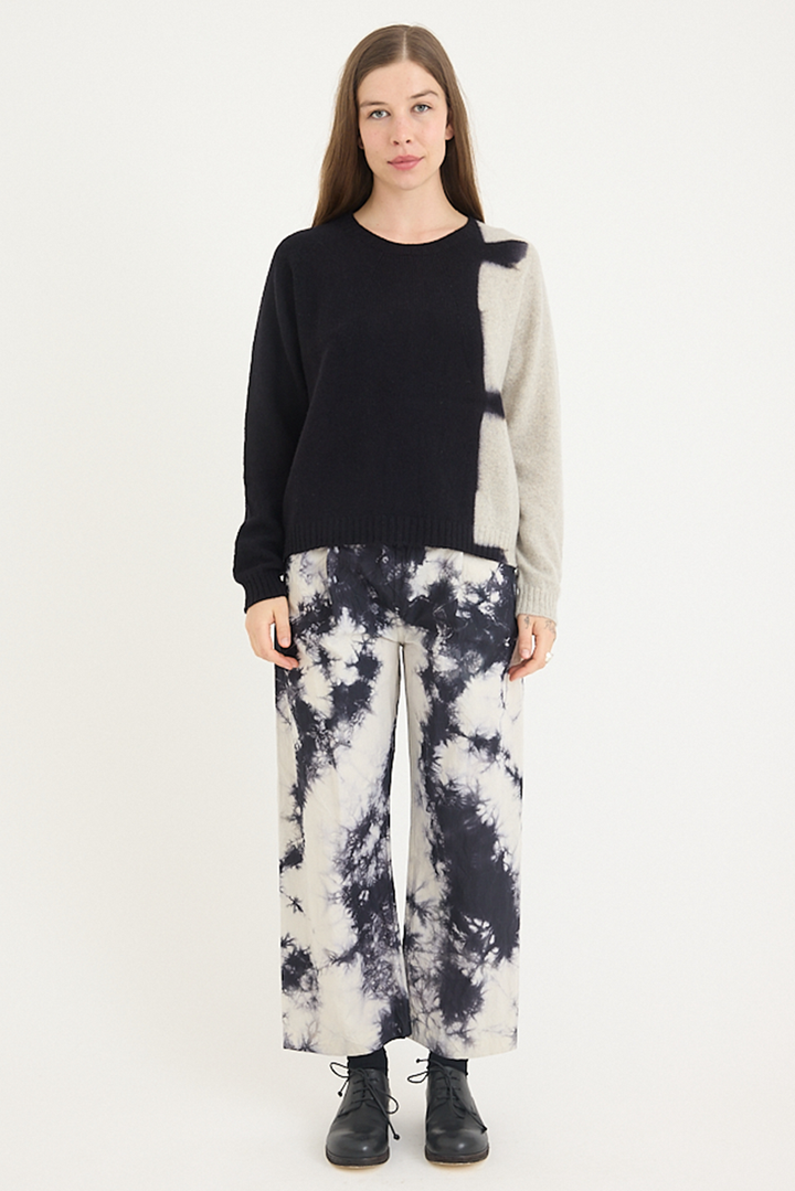 Suzusan - Cashmere Seamless Pullover - Bridge Shibori