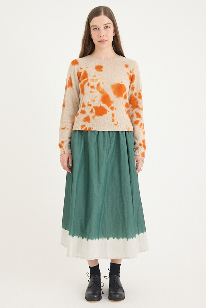 Suzusan - Cashmere Seamless Pullover - Madara Shibori