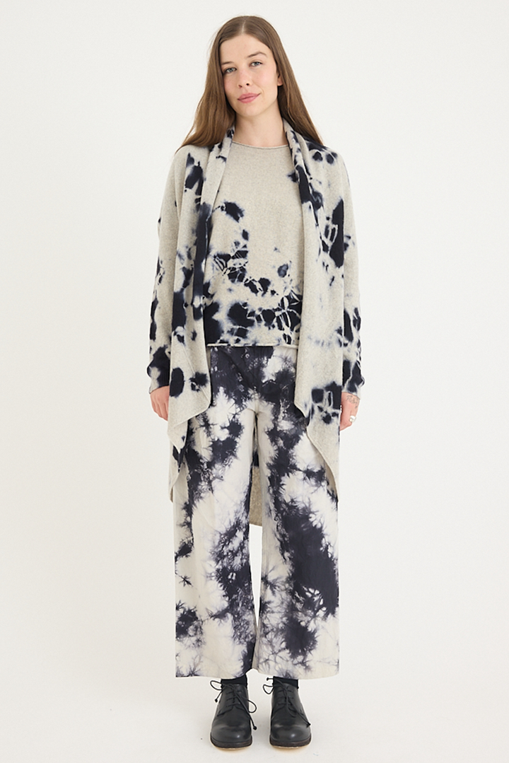 Suzusan - Cashmere Seamless Upside-Down Cape