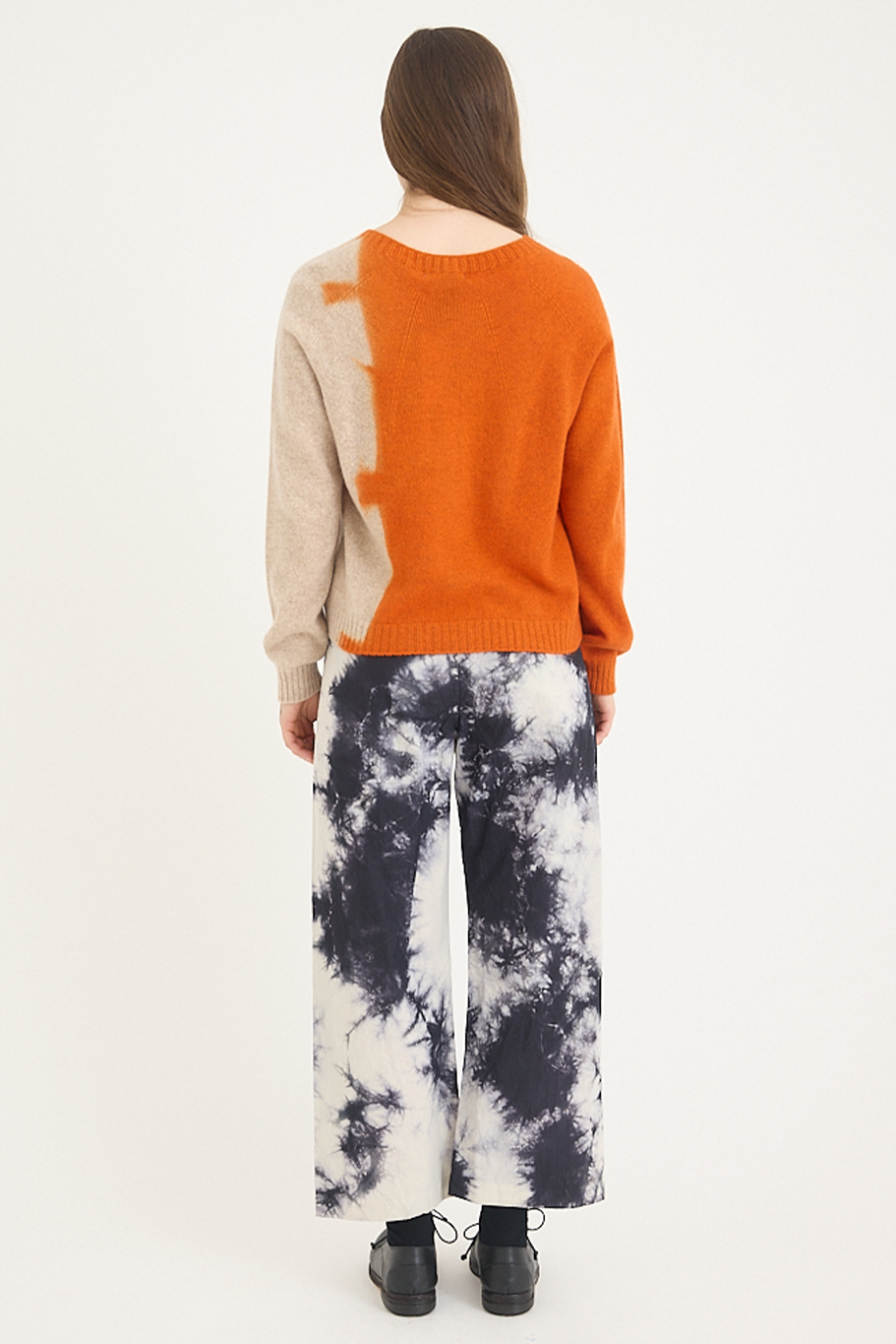 Suzusan - Cashmere Seamless Pullover - Bridge Shibori