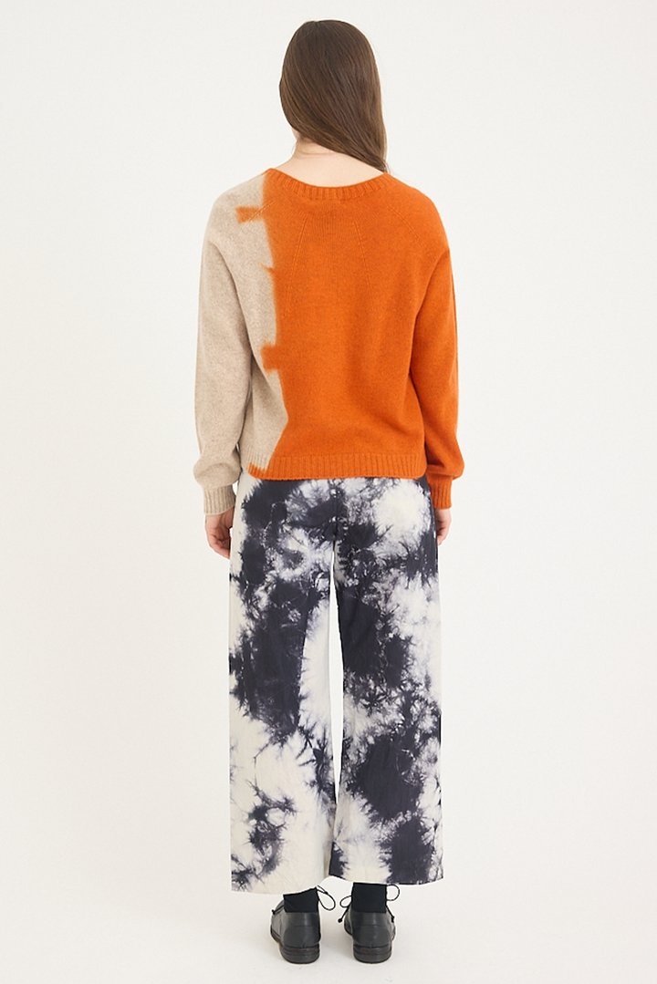 Suzusan - Cashmere Seamless Pullover - Bridge Shibori