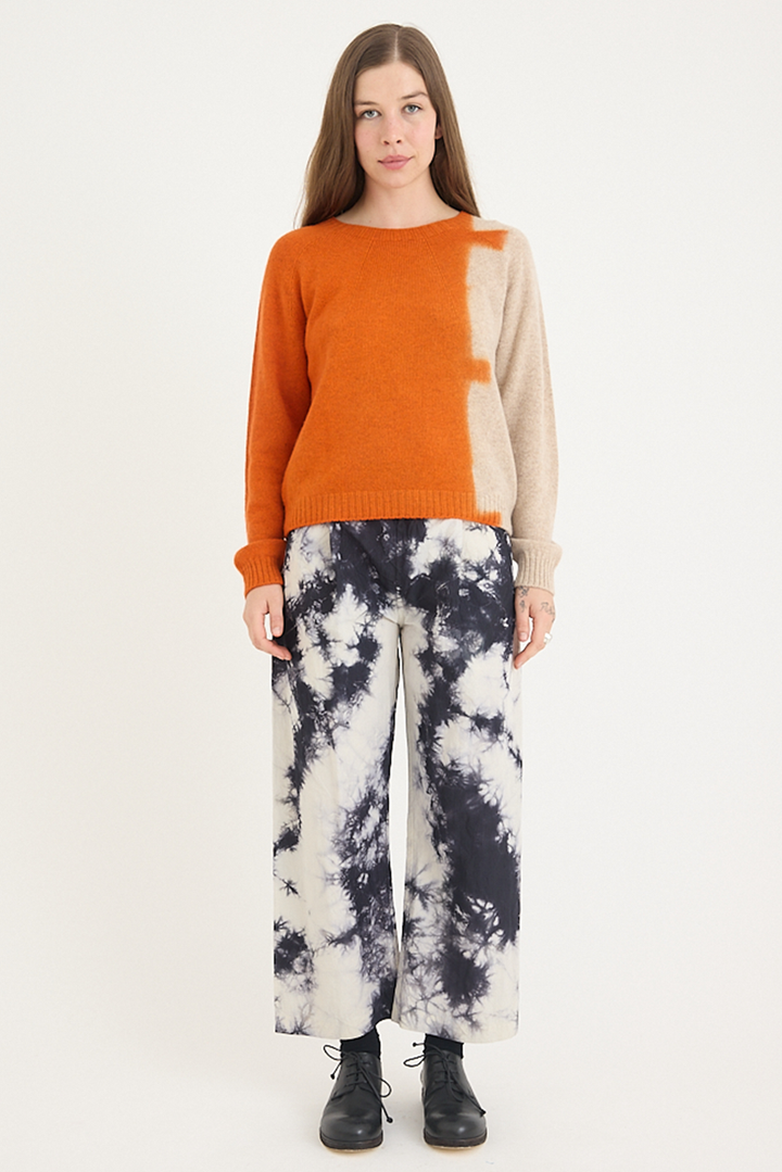 Suzusan - Cashmere Seamless Pullover - Bridge Shibori