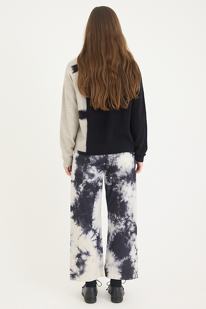 Suzusan - Cashmere Seamless Pullover - Bridge Shibori