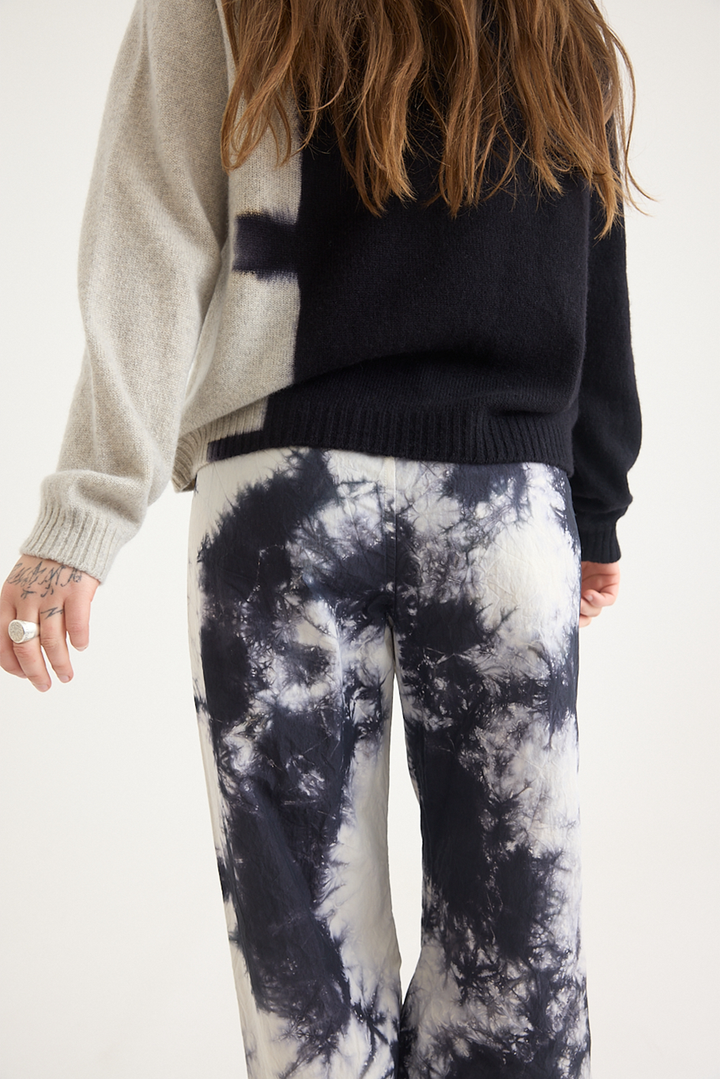 Suzusan - Cashmere Seamless Pullover - Bridge Shibori