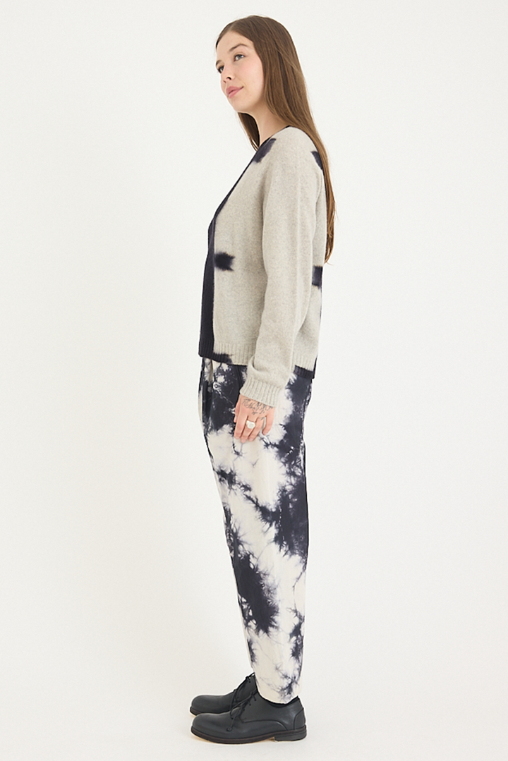 Suzusan - Cashmere Seamless Pullover - Bridge Shibori