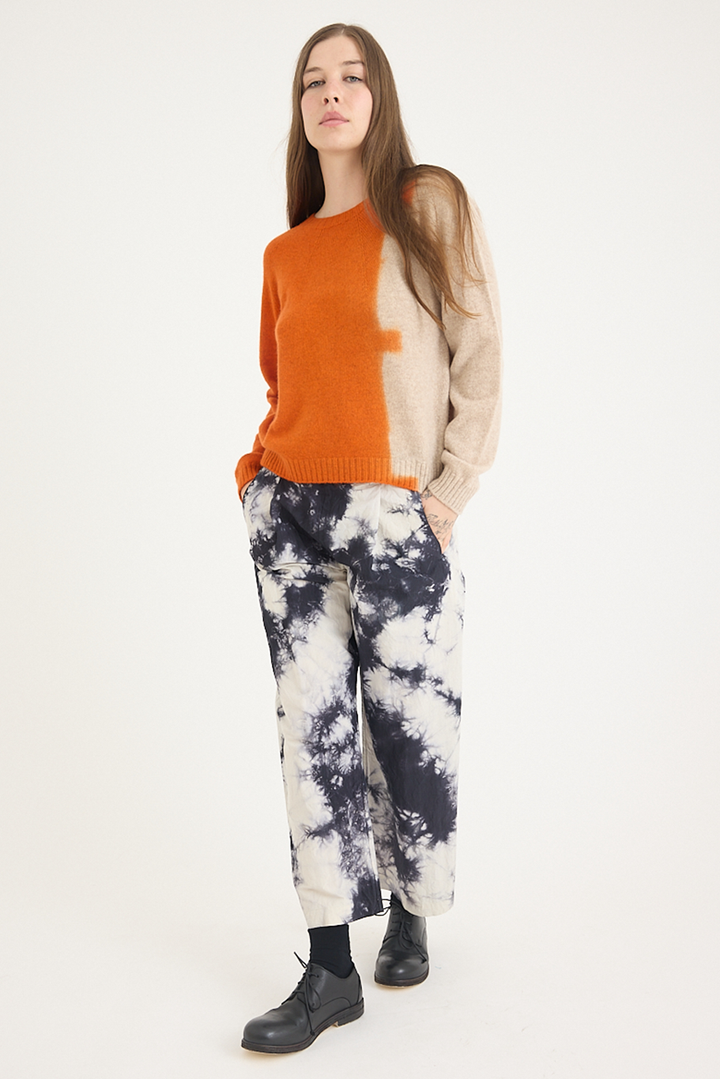 Suzusan - Cashmere Seamless Pullover - Bridge Shibori