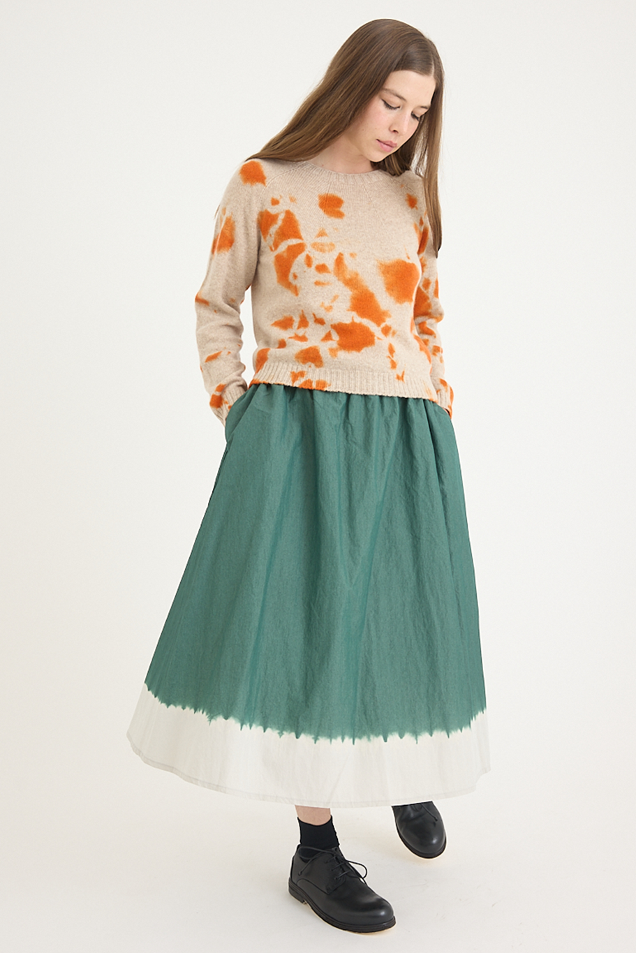 Suzusan - Cashmere Seamless Pullover - Madara Shibori