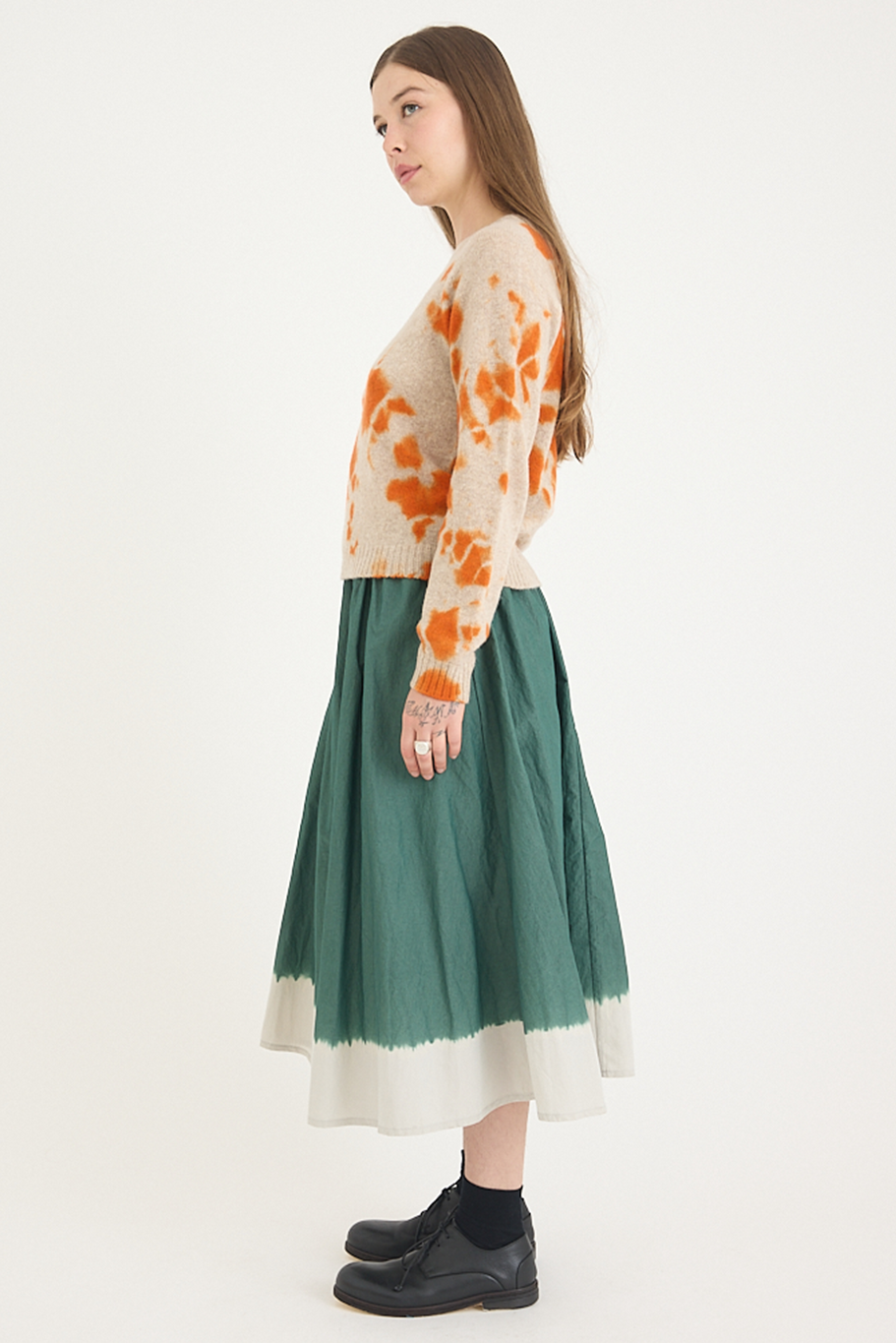 Suzusan - Cashmere Seamless Pullover - Madara Shibori