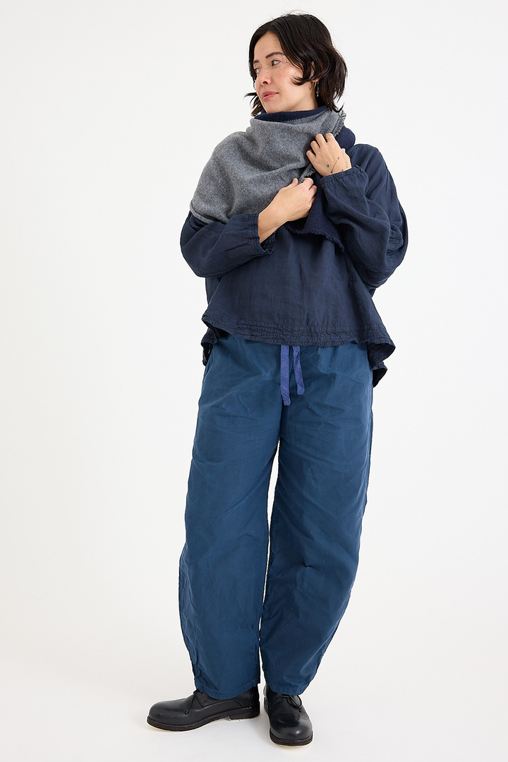 Lovat + Green - Cate Scarf - Navy