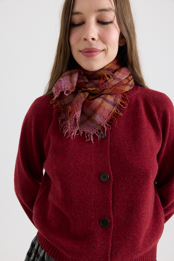 Toast - Reading Check Boiled Wool Scarf