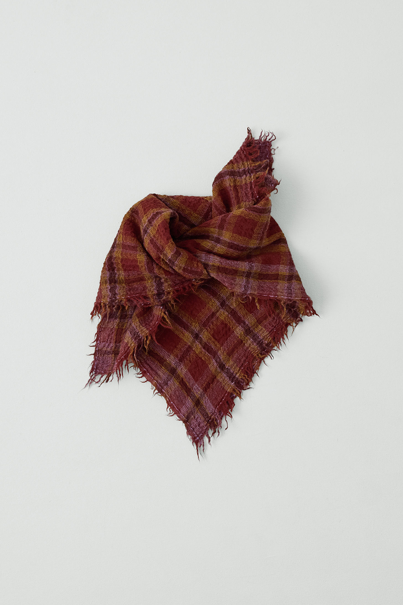 Toast - Reading Check Boiled Wool Scarf
