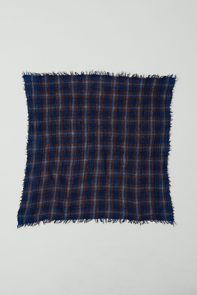 Toast - Reading Check Boiled Wool Scarf