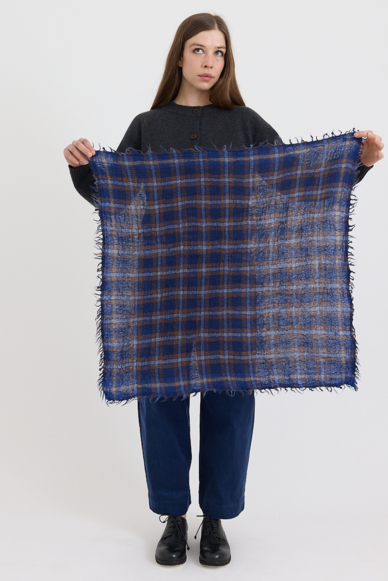 Toast - Reading Check Boiled Wool Scarf