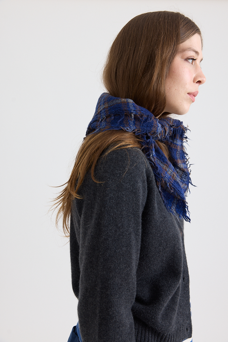 Toast - Reading Check Boiled Wool Scarf