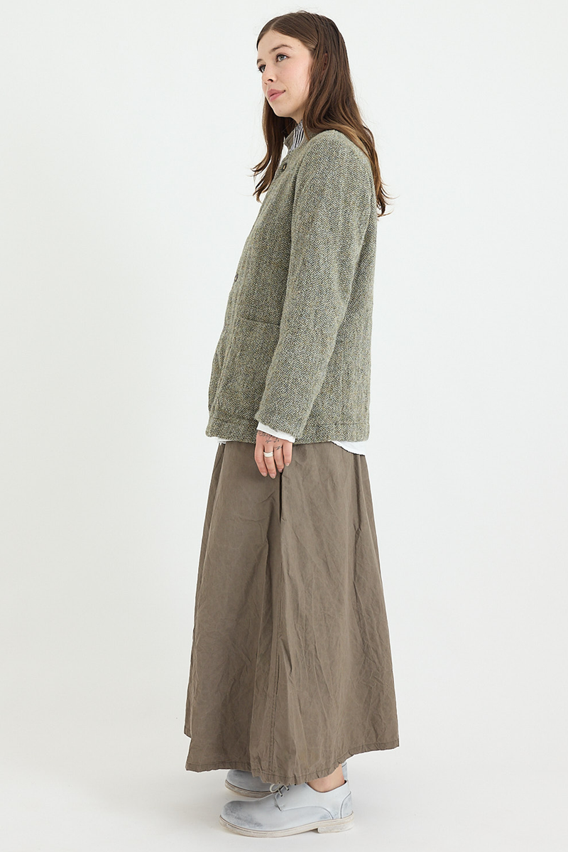Chez Vidalenc - Jacket P3 SL - Harris Tweed - Light Khaki