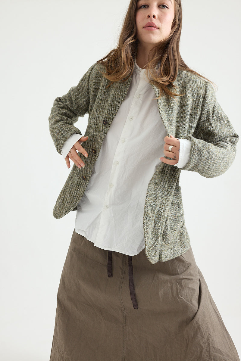 Chez Vidalenc - Jacket P3 SL - Harris Tweed - Light Khaki