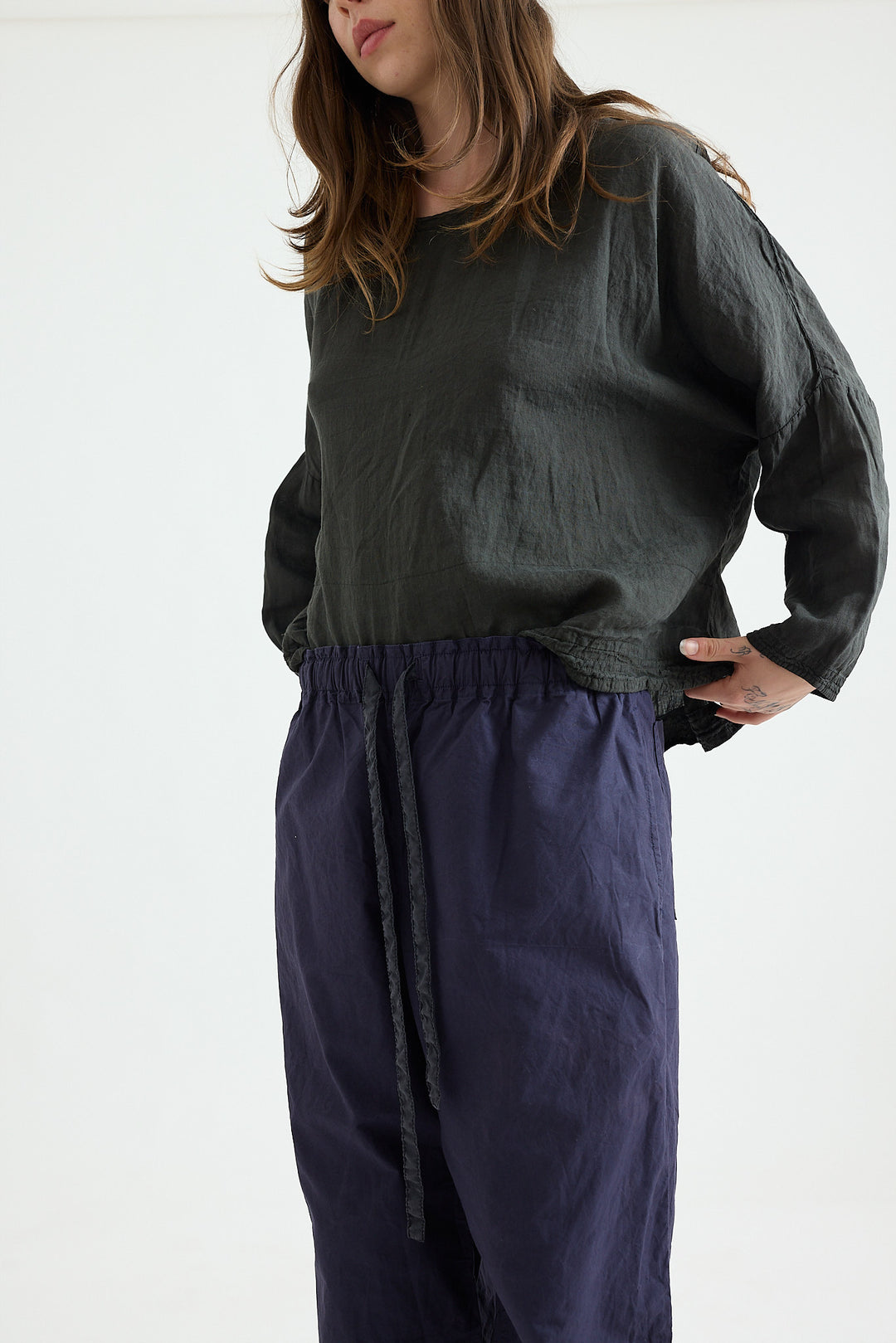 Chez Vidalenc - L102 Cotton Sailor Pants