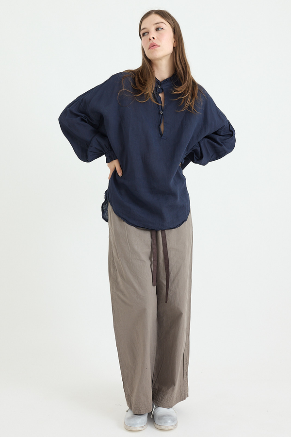 Chez Vidalenc - Mini Medici - Light Linen - Dark Navy