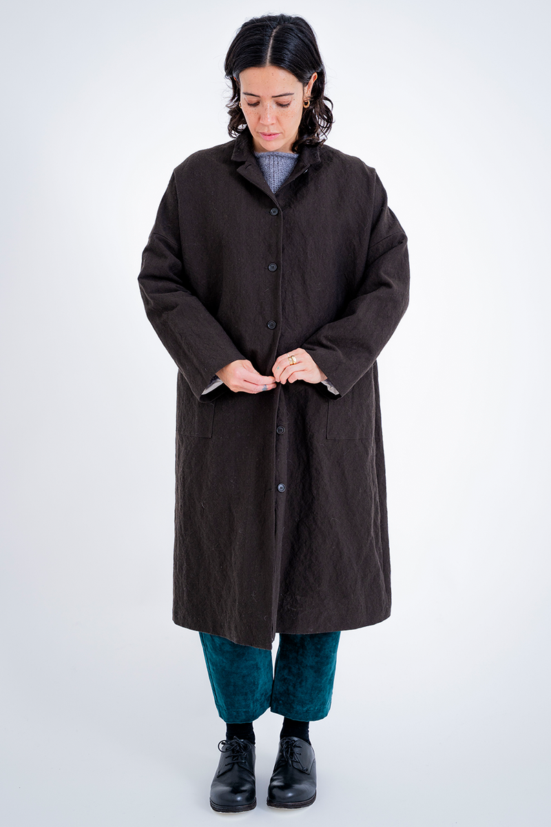 Apuntob - Coat P1802 - Coffee